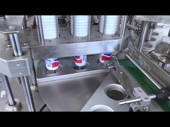 PLC Controllo di riempimento e sigillatura macchina per tazza di yogurt