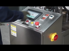 PLC Rotary Coppa di Riempimento sigillatore macchina per la fabbrica alimentare di succo di crema tazza