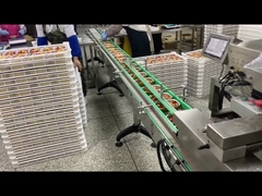 Acciaio inossidabile Automatic Food Tray Filling Sealing Machine For Fast food Aluminum foil tray