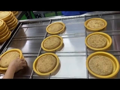 Macchina di sigillatura del vassoio alimentare lineare Forma e design personalizzabili per pallet di grande diametro