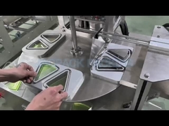 Macchine per sigillare le scatole di fast food a sandwich rotanti per sigillazione termica in plastica