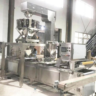 comprare 10-20 vassoi/min Macchina di sigillamento automatico dei vassoi per materiali di imballaggio PP/PE/PVC/PET online manufacture