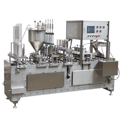 3KW PLC Control Coppa di plastica di riempimento di attrezzature di sigillamento per il design leggero