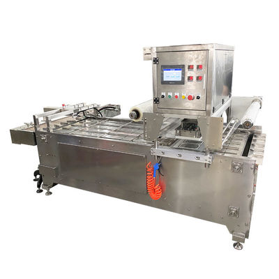 Sistema di controllo PLC Macchina di imballaggio del vassoio alimentare 25-45 vassoi/min