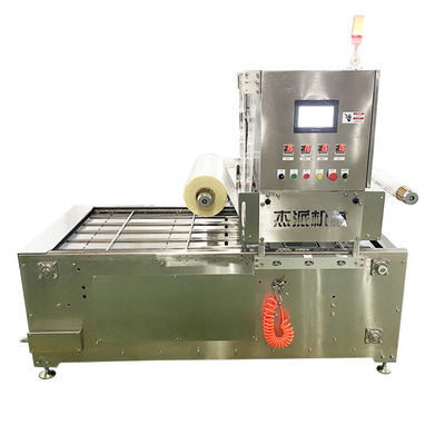 Macchina di imballaggio automatico in vassoio 30-50 confezioni/min per vassoio per funghi