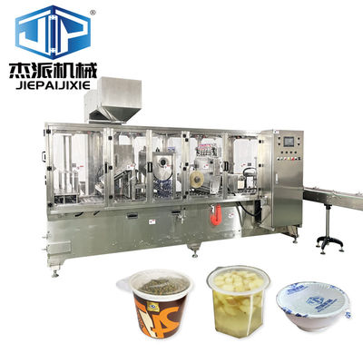 50-95mm Dimensione Utilizzo Yogurt Coppa di Riempimento di sigillatura macchina PLC